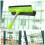 2-in-1 Window Scraper with Retractable Handle and 5