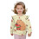 Sweat-shirt fille à motif pastèque et capybara, taille 5-6 1