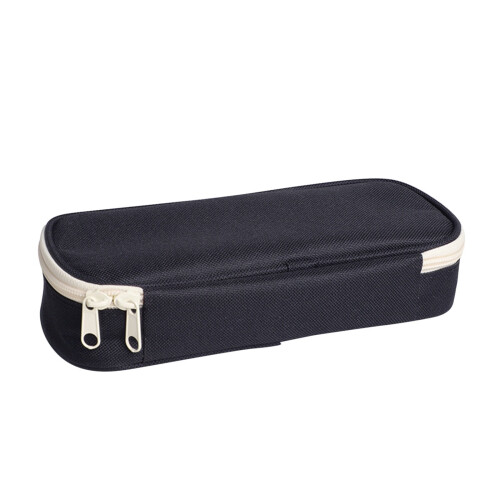 DAMAI Oxford stofpenalhus sort stort vandtæt