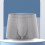 Cuecas Boxer Masculinas Macias, Respiráveis e com Cós Flexível - Pacote com 3 4