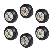 6pcs POM Idler Pulley Wheel 24mm OD 5mm Bore