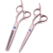 Hair Thinning Scissors Rose Gold 6 Inch 2pcs