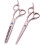 Hair Thinning Scissors Rose Gold 6 Inch 2pcs 1