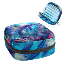 Ocean Dolphin sanitary napkin storage bag portable pad