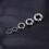 Surgical Steel Captive Bead Nose Ring Silver 0G 8mm 1