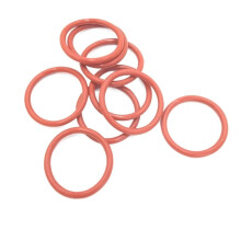 Piros, élelmiszeripari minőségű szilikon O-gyűrűk OD203.5mm (20 db)