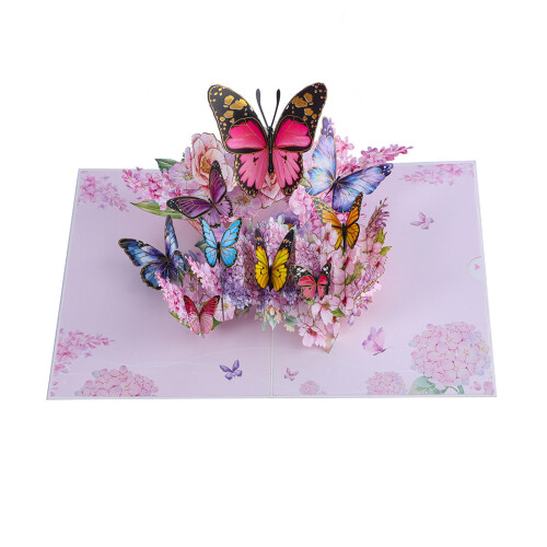 Butterfly Pop-Up Greeting Card 3D Paper Sculpture