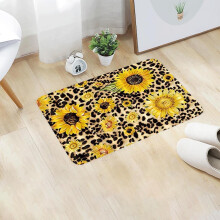 Zerbino con girasoli e api, stile rustico, 45x76 cm (18x30 pollici)