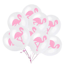 Unbranded flamingo-print latex balloons 12 inch 10 pcs