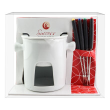 Chocolate Fondue Set Stainless Steel 1-Piece