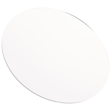 White Acrylic Round Mirror Sheet for Makeup and Decor