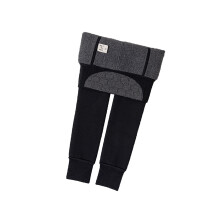 Girls Thermal Leggings Black 12-14 Years