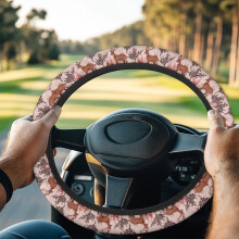 Deer Print Golf Cart Steering Wheel Cover 1 Pack