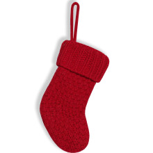 Knitted Christmas Stockings Holiday Decor 7.9 Inches