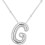 Bubble Letter Necklace 18K Gold Plated Initial Pendant 18 1