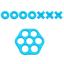New Hexagonal Inflatable Ring Toss Toy Parent Child Interactive Pool Game for Summer Water Family Activities GreenYellow