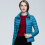 Dames winterjas, warm, winddicht, getailleerd, kort, wit 3