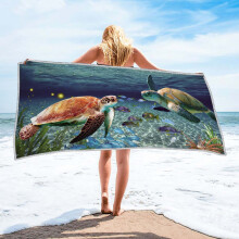 FAMTKT Strandhanddoek Microvezel Zandbestendig Lichtgewicht 30x60 inch