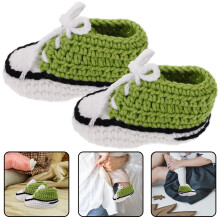 Bottes au crochet pour bébés de 0 à 12 mois, 9,9 cm