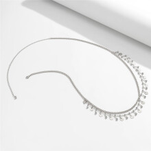 Rhinestone Star Tassel Waist Chain for Women