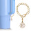 Glass Bottle Letter Charm for Tumbler Handle Initial ID 1