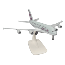A380 Alloy Aircraft Model 1:400 Scale 20cm Qatar Green