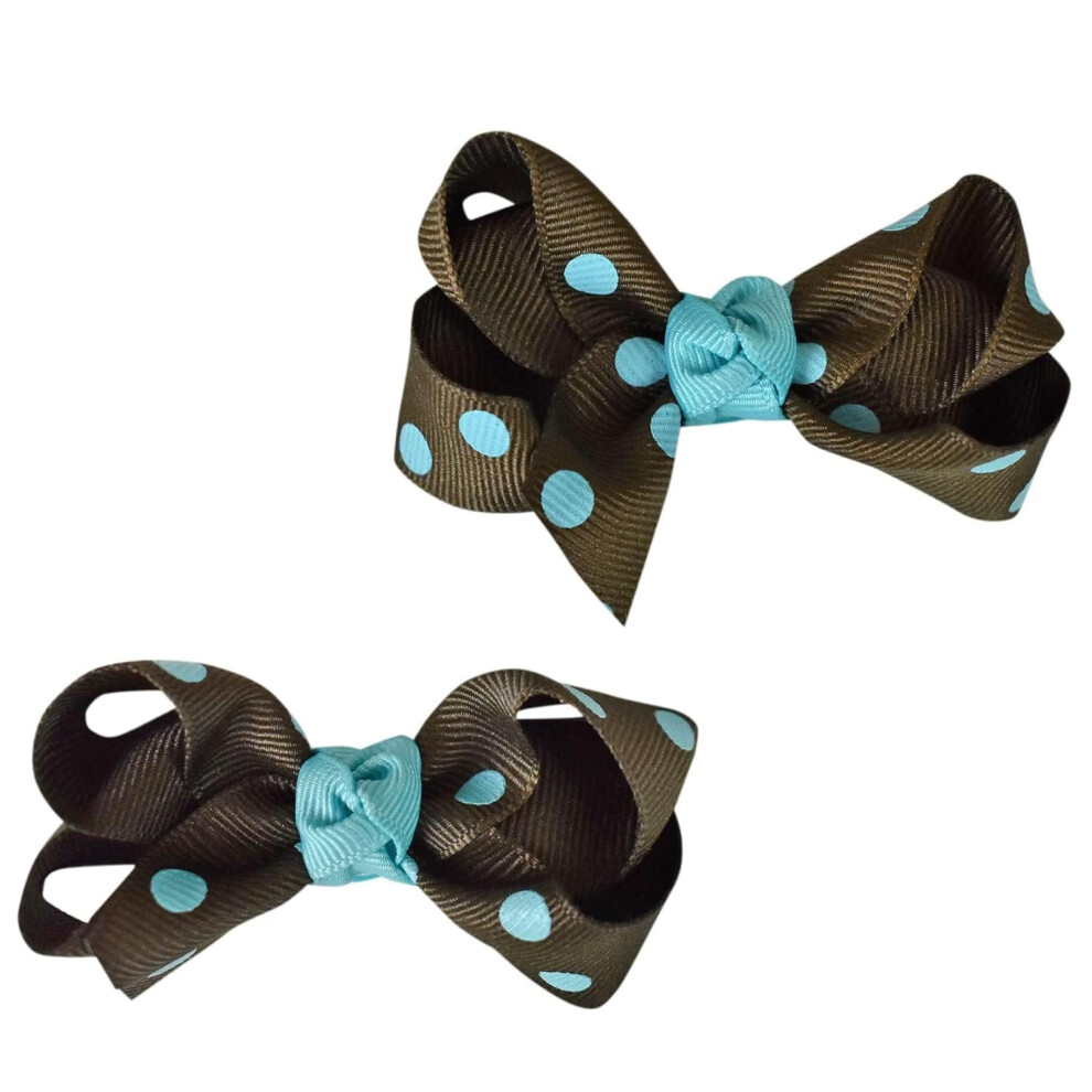Girls' Light Pink Grosgrain Ribbon Bow Alligator Clip