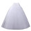 Women's A-Line Floor-Length Wedding Petticoat White 1