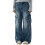 Calça jeans masculina clássica de corte reto e regular. 5