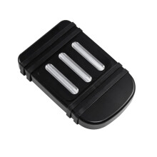 Black Brake Pedal Pad Cover for Harley Touring Electra