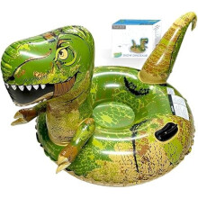 Dinosaur Snow Tube Inflatable Sled 64.9 Inch Heavy-Duty