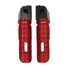 Motorcycle Rear Footrests Anti-Slip Red 1 Pair