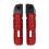 Motorcycle Rear Footrests Anti-Slip Red 1 Pair 1