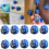 3D Ceramic Blueberry Fridge Magnet Realistic Resin 1 Piece 1