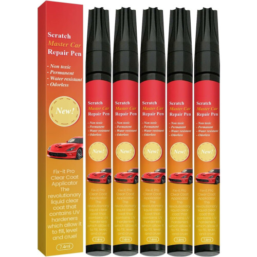 Magic Touch-Up Paint Pen for Car Scratches, 5pcs