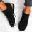 Women's Running Sandals Stretch Cloth Black Size 35 5