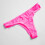 Conjunto de lingerie feminina de renda com argolas de aço rosa 8