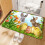 Easter Bunny Egg Decorated Carpet (cloth) 1