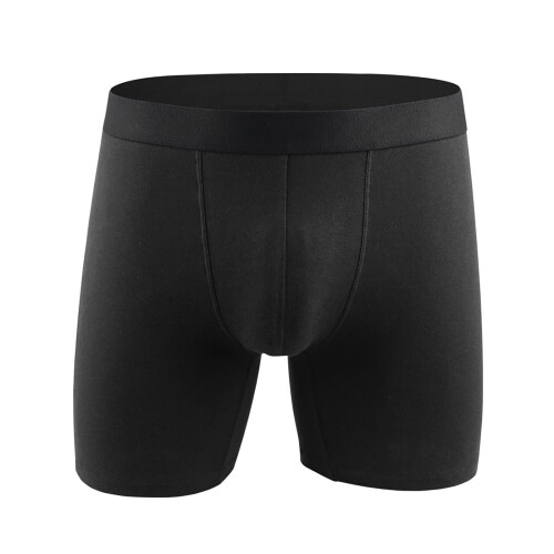 Herren-Boxershorts, einfarbig, 4er-Pack, Größe L 1