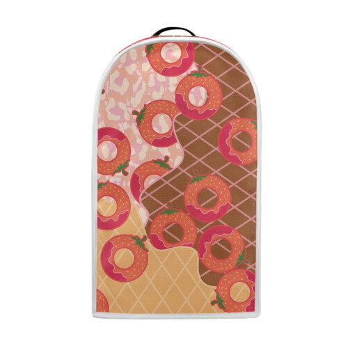 Kitchen Blender Dust Cover Washable Spill-Proof Donut Print