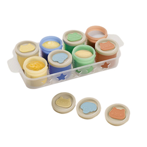 Silicone Baby Food Storage Tray with Multiple Compartments