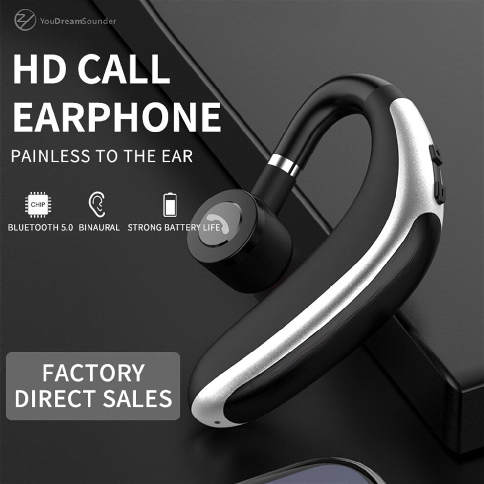 Bluetooth 5.0 Wireless In-Ear Headset With Mic 30H Black 9180333321070