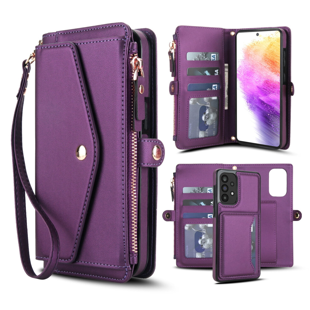 Magnetic Leather Wallet Case For Samsung Galaxy A54 5G 9043876457937