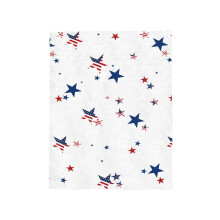4th of July Flannel Blanket 27.56x39.37 Inch Patriotic Throw