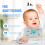 Silicone Baby Bib Whale Pattern 1 Piece 3