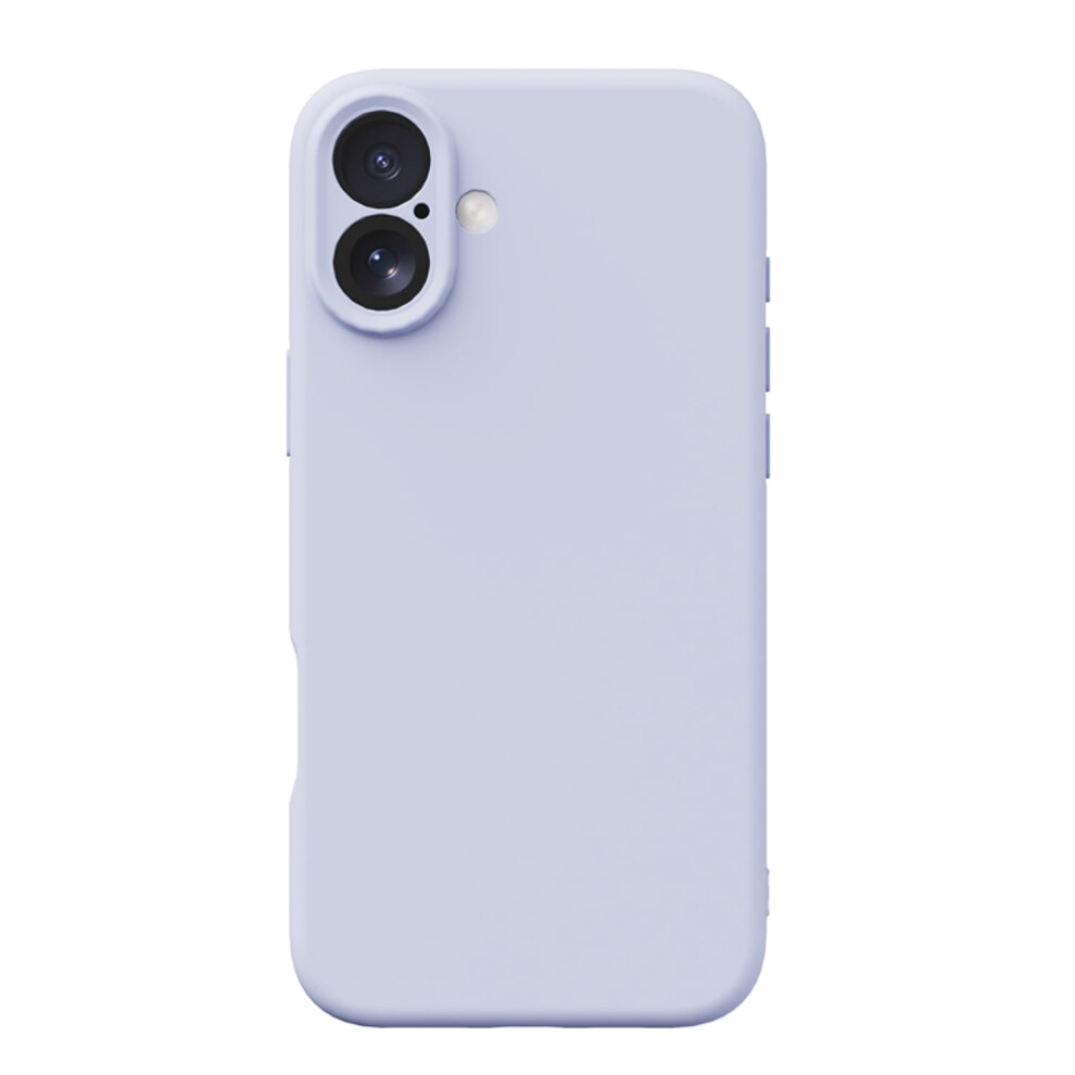 Iphone 16 Shockproof Liquid Silicone Case Purple 9085618998087