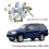 White Interior LED Lights Kit for 1999-2004 Jeep Grand 6