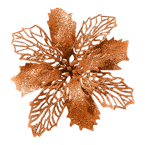Künstliche Weihnachtsblumen, 6,3 Zoll 1