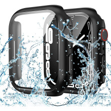 Apple Watch44mm vattentätt fodral med härdat glas och
