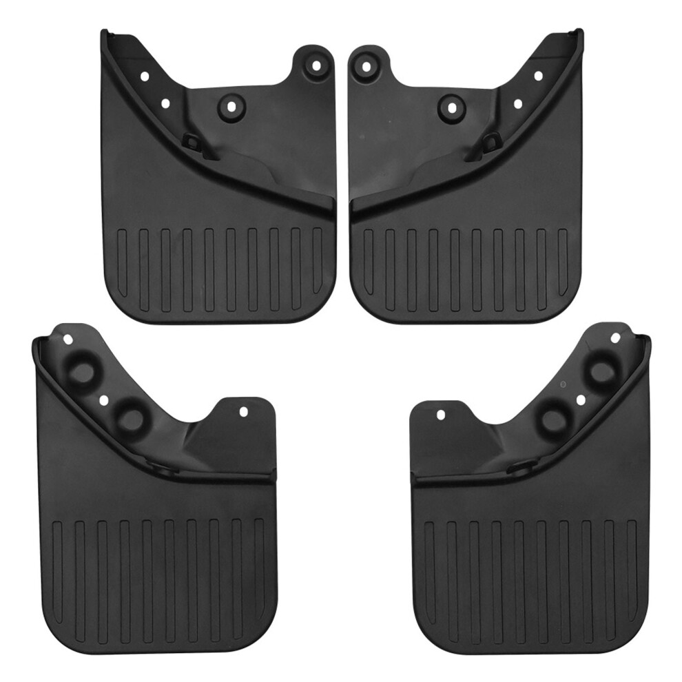 Toyota Tacoma 2024 No-Drill Mud Flaps 4Pc Black 9180333281527